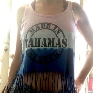 Made in Bahamas Crop Tank Cover up